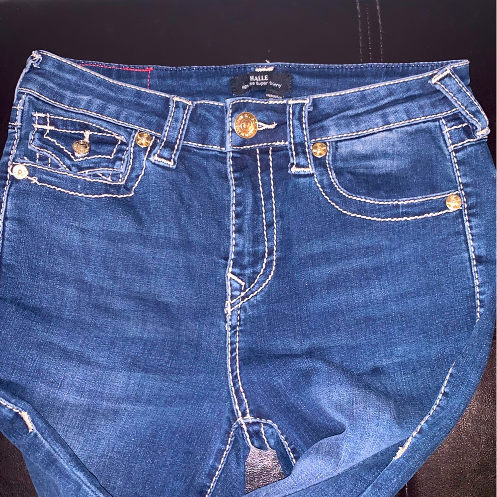 ๐TRUE RELIGION๐NWT! HALLE HIGH RISE SUPER SKINNY. - Picture 2 of 10